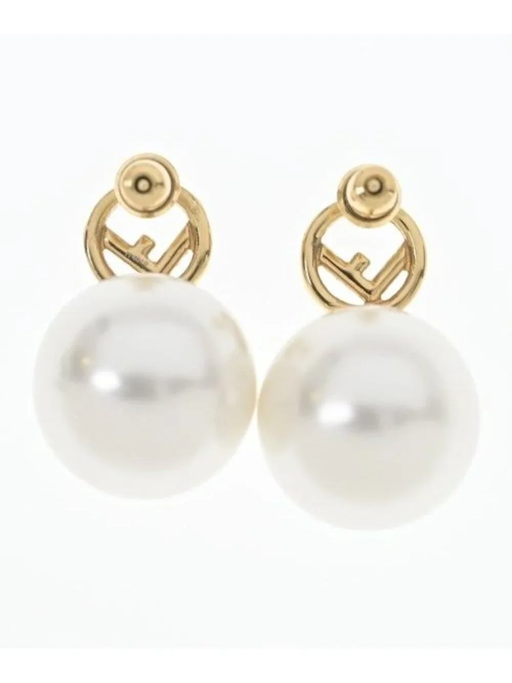 Fendi Earrings White